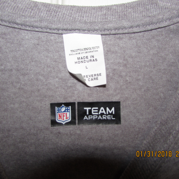 New England Patriots NFL Team Apparel Tee T-Shirt - Picture 5 of 8